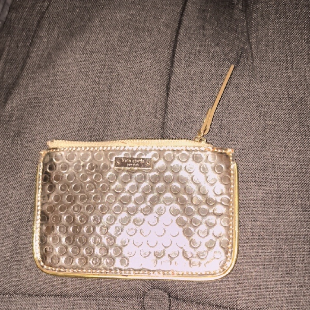 Kate Spade | Gold Textured Clutch